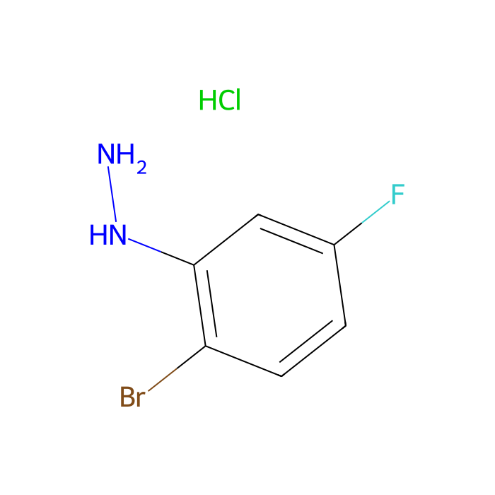 (2-溴-5-氟苯基)肼盐酸盐