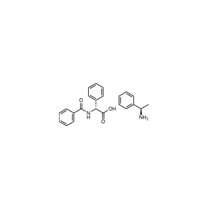 (R)-1-苯基乙胺 (R)-2-苯甲酰胺基-2-苯基乙酸