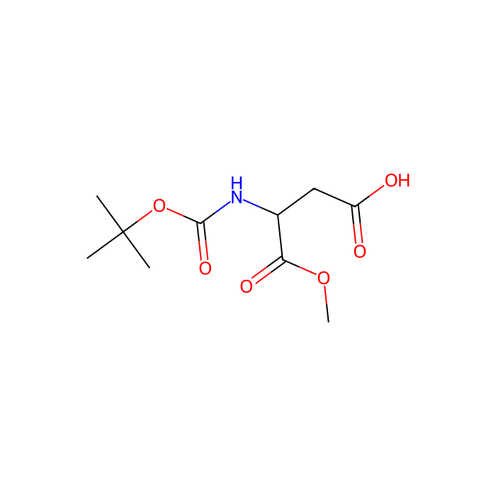 N-叔丁氧羰基-L-天门冬氨酸1-甲酯