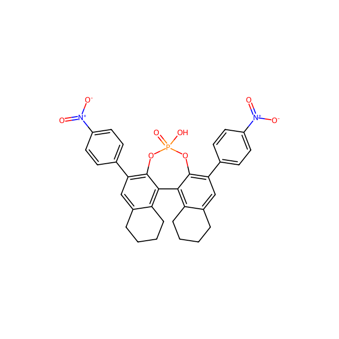 (R)-3,3'-双(4-硝基苯基)-5,5',6,6',7,7',8,8'-八氢-1,1'-联萘酚磷酸酯
