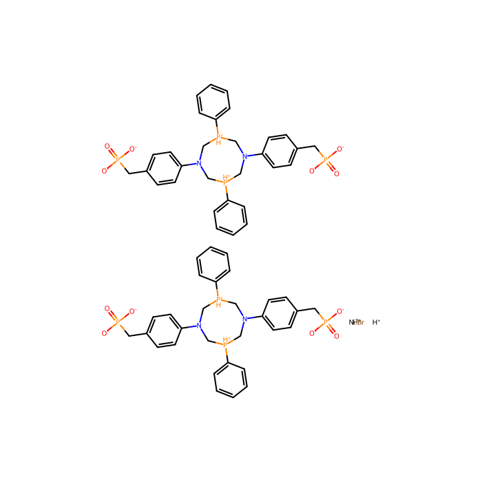 双{P，P''-1,5-二苯基-3,7-双[（4-氢膦酸酯）苯基]-1,5,3,7-二氮杂二膦}溴化镍（II）（溴化氢加合物）