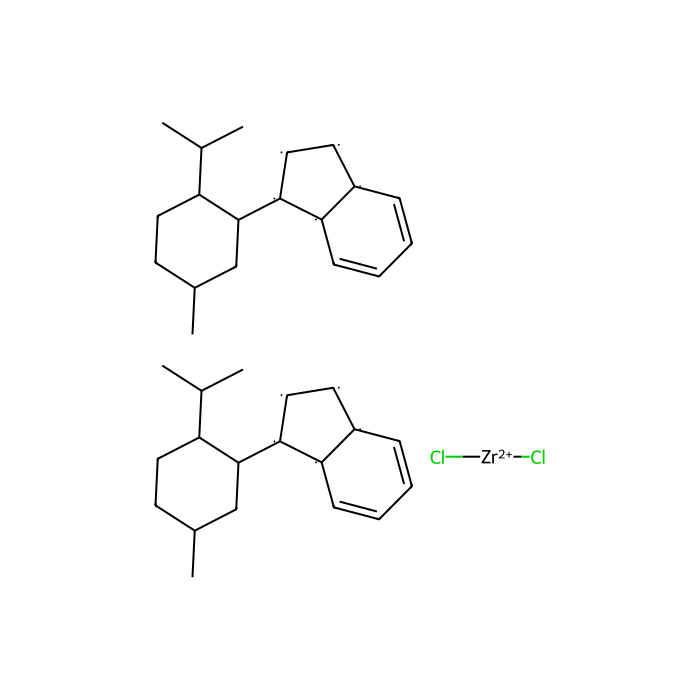 （+）-双[1-{（1''R，2''R，5''R）-2''-异丙基-5''-甲基环己基}茚基]二氯化锆（IV）