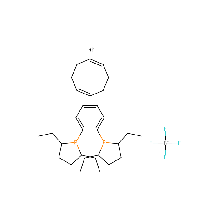 （+）1,2-双[(2S,5S)-2,5-二乙基膦烷基]苯(1,5-环辛二烯)四氟硼酸铑(I)