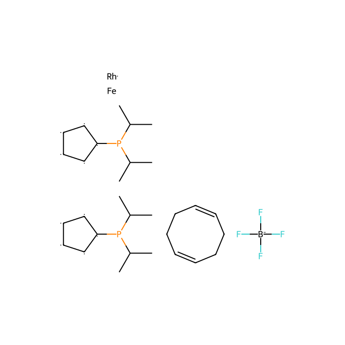 1,1''-双（二-异丙基膦基）二茂铁（1,5-环辛二烯）铑（I）