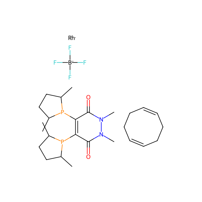 （-）-4,5-双[（2R，5R）-2,5-二甲基膦酰基]（1,2-二甲基-1,2-二氢哒嗪-3,6-二酮）（1,5-环辛二烯）铑（ I）四氟硼酸盐[catASium® MNN(R)Rh]