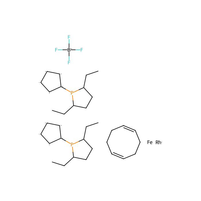 1,1-双（（2R，5R）-2,5-二乙基膦基）二茂铁（环辛二烯）四氟硼酸铑（I）