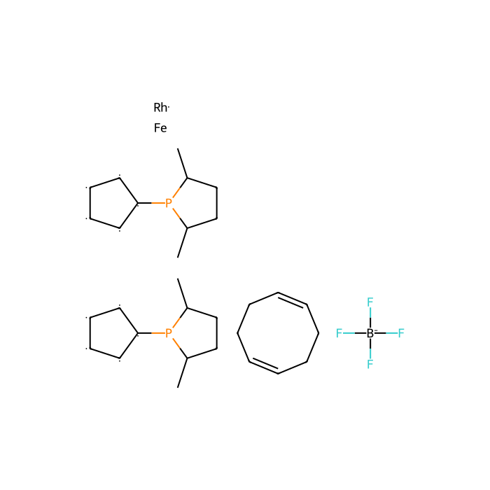 1,1-双（（2R，5R）-2,5-二甲基膦基）二茂铁（环辛二烯）四氟硼酸铑（I）