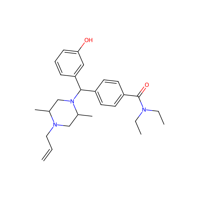 BW 373U86,非肽δ激动剂, δ受体激动剂;κ受体激动剂;μ受体激动剂