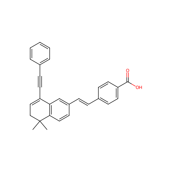 BMS 493,泛RAR反向激动剂, 视黄酸受体-α的拮抗剂；视黄酸受体-β的拮抗剂；视黄酸受体-γ的拮抗剂；TLX 的激动剂