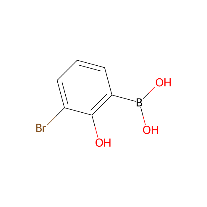 3-溴-2-羟基苯硼酸