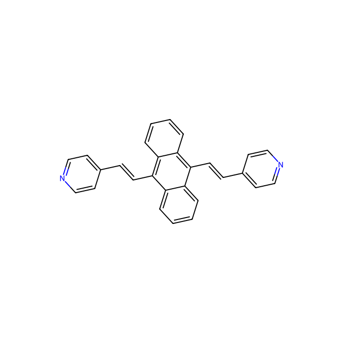 9,10-二-β-(4-吡啶基)乙烯基蒽