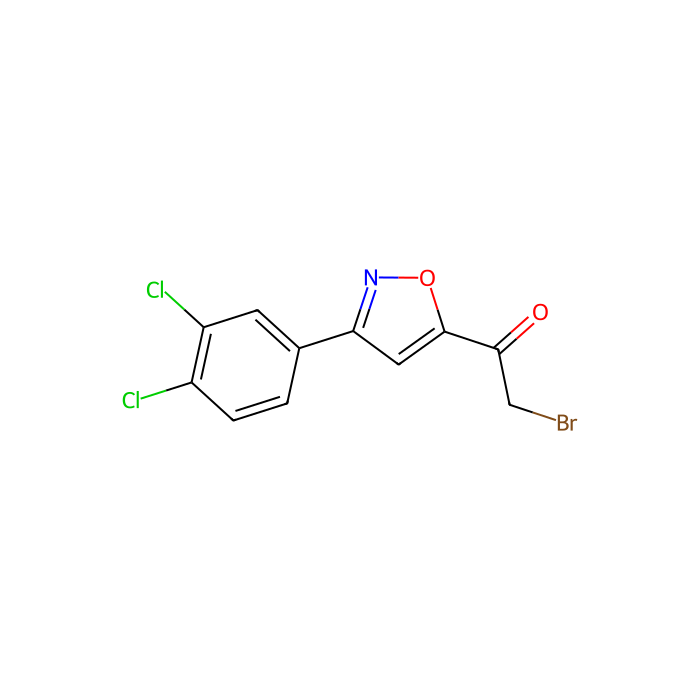 2-溴-1-[3-(3,4-二氯苯基)异噁唑-5-YL]乙醛-1-酮