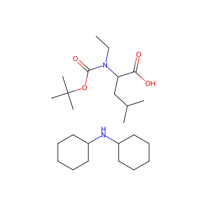 2-(BOC--乙基-氨基)-4-甲基-戊酸二环己胺