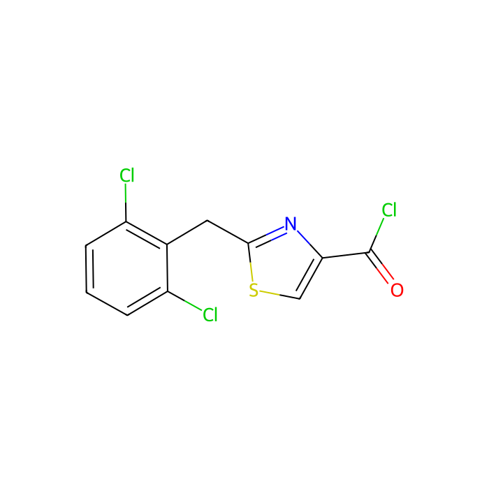 2-(2,6-二氯苯基)甲基-1,3-噻唑-4-甲酰氯