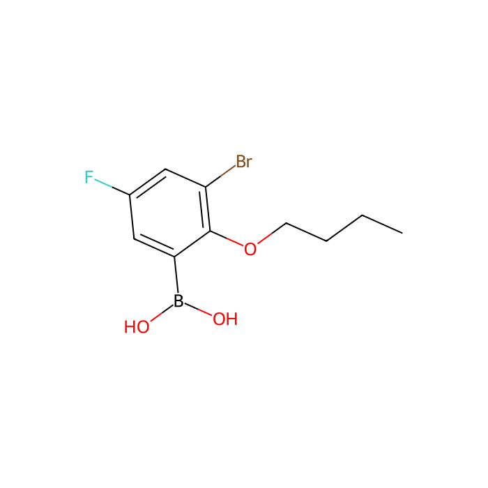 3-溴-2-丁氧基-5-氟苯基硼酸