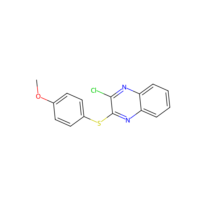 2-氯-3-[(4-甲氧基苯基)硫]喹喔啉