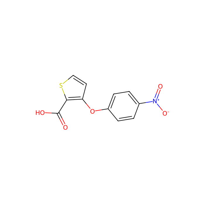 3-(4-硝基苯氧基)-2-噻吩羧酸