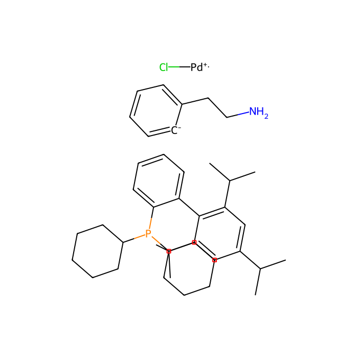 (2-二环己基膦基-2′,4′,6′-三异丙基-1,1′-联苯基)[2-(2-氨乙基)苯基)]氯化钯(II)