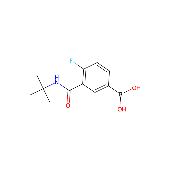 3-(叔丁基氨基羰基)-4-氟苯硼酸 （含有数量不等的酸酐）