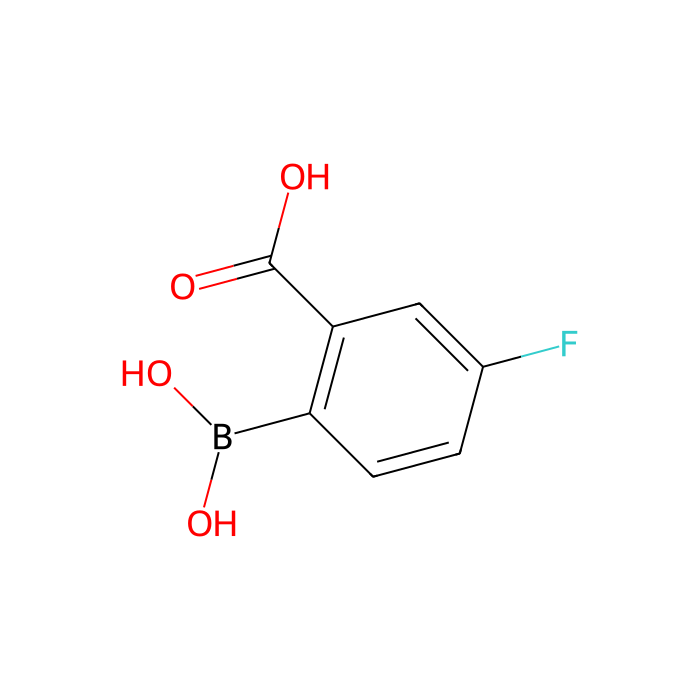 2-羧基-4-氟苯硼酸(含不等量酸酐)