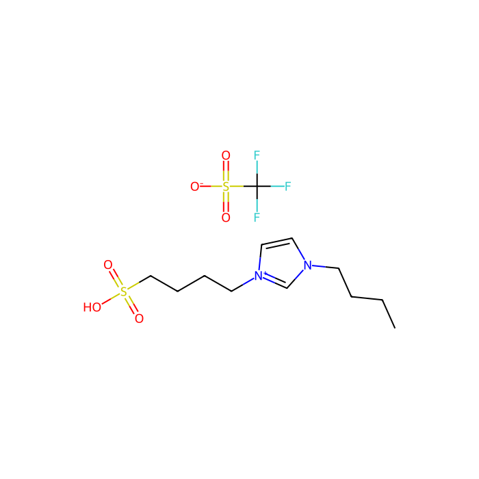 1-丁基-3-(4-磺丁基)咪唑三氟甲磺酸酯