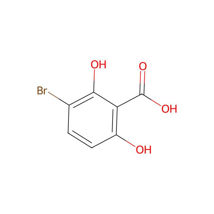 3-溴-2,6-二羟基苯甲酸
