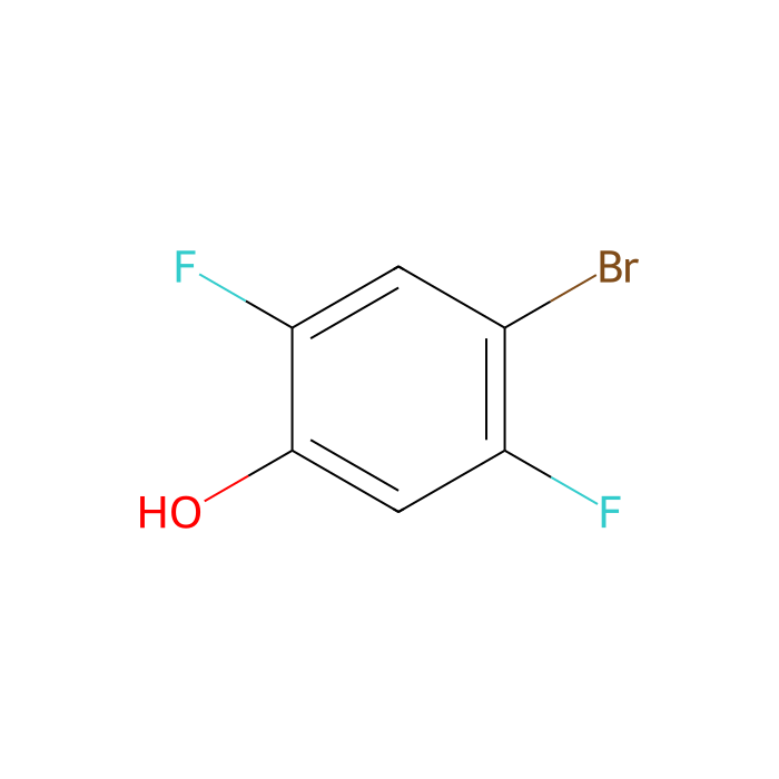 1-溴-2,5-二氟-4-羟基苯