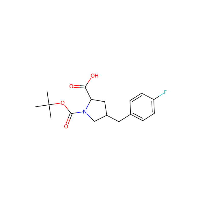 反式-N-Boc-4-(4-氟苄基)-L-脯氨酸