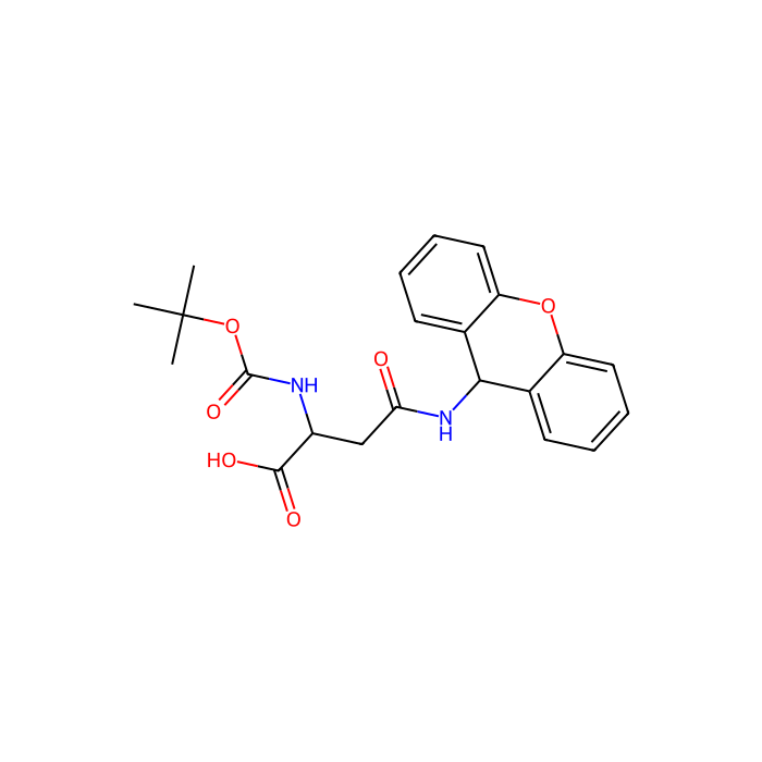 N-叔丁氧羰基-N'-氧蒽基-D-天门冬酰胺