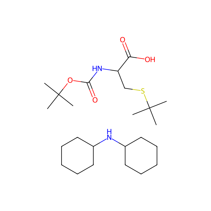 Boc-S-叔丁基-L-半胱氨酸二环己基铵盐