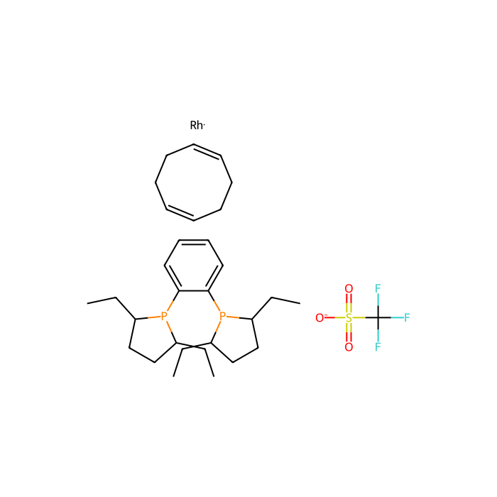 1,2-双[(2S,5S)-2,5-二乙基膦烷基]苯(1,5-环辛二烯)三氟甲磺酸铑(I)