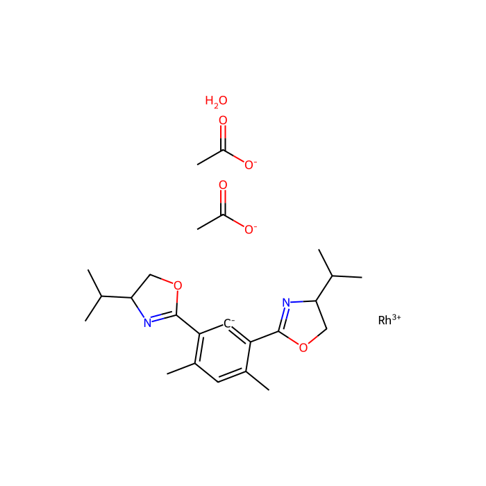 双(醋酸)合[(S,S)-4,6-双(4-异丙基-2-恶唑啉-2-基)-间二甲苯]铑