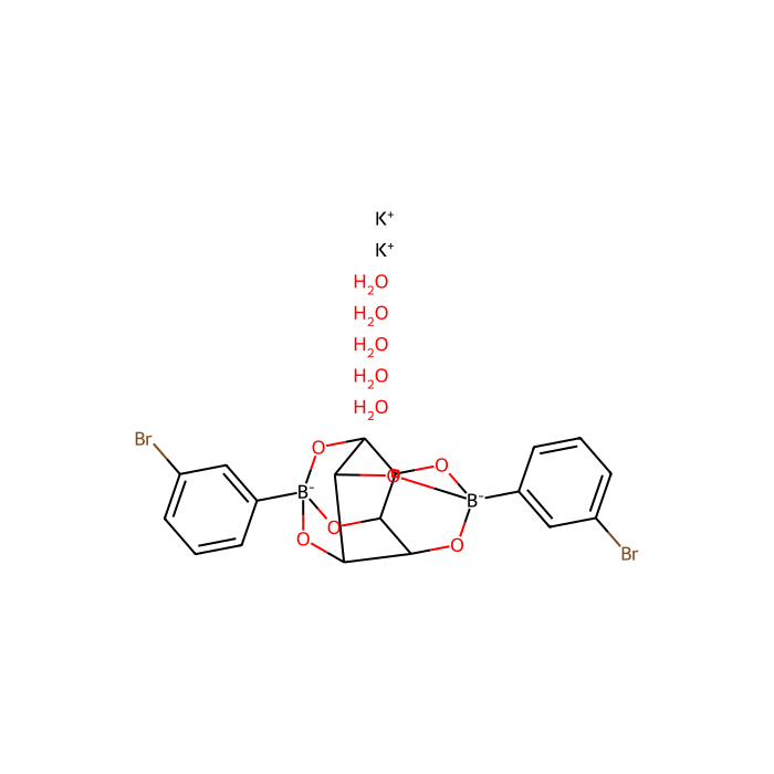 双(3-溴苯基硼酸) scyllo-肌糖络合物二钾盐 五水合物