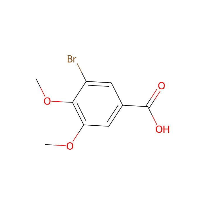3-溴-4,5-二甲氧基苯甲酸