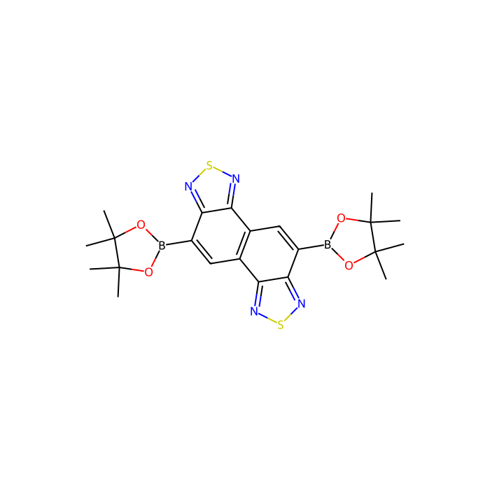 5,10-双(4,4,5,5-四甲基-1,3,2-二氧杂环戊硼烷-2-基)萘并[1,2-c:5,6-c']双([1,2,5]噻二唑)