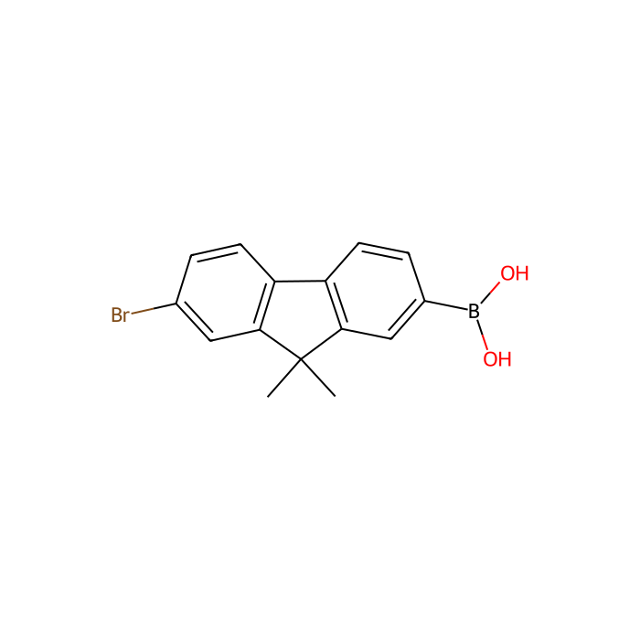 (7-溴-9,9-二甲基-9H-芴-2-基)硼酸 (含不同量的酸酐)