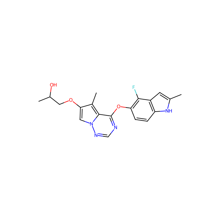 Brivanib (BMS-540215), 血管内皮生长因子受体抑制剂