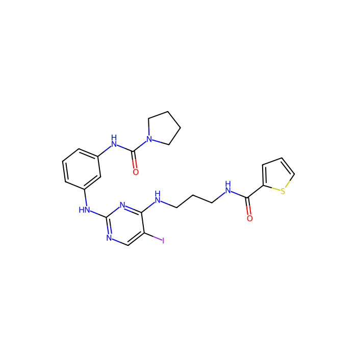 BX-795, 3-磷酸肌酸依赖性蛋白激酶 1 抑制剂;极光激酶 B 抑制剂;检查点激酶 1 抑制剂;细胞周期蛋白依赖性激酶 2 抑制剂;糖原合酶激酶 3 beta 抑制剂;核因子卡巴 B 激酶亚基 Epsilon 抑制剂;激酶插入域受体抑制剂;蛋白激酶 A 抑制剂;TANK 结合激酶 1 抑制剂