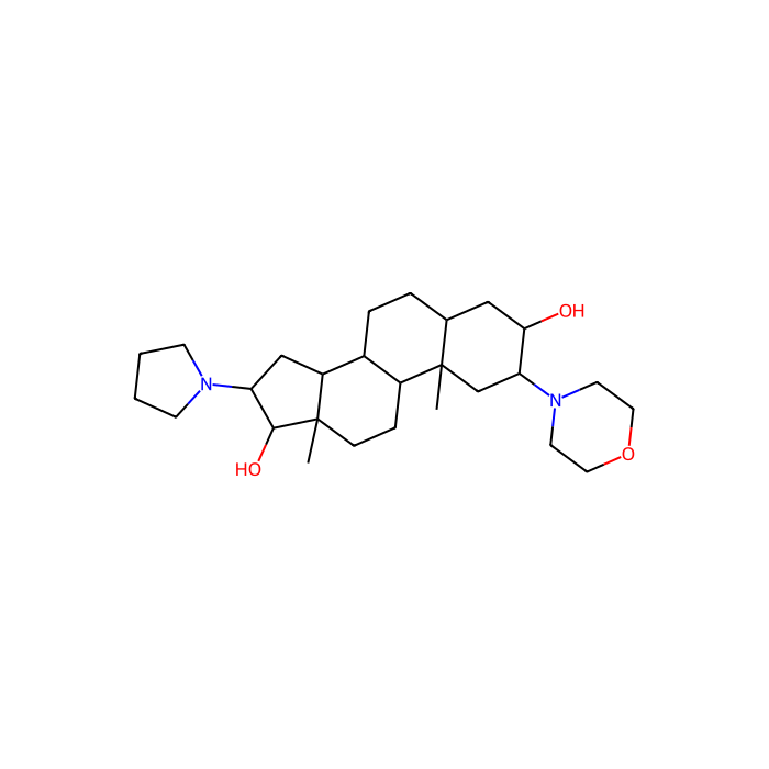 (2b,3a,5a,16b,17b)-2-(4-吗啉基)-16-(1-吡咯烷基)雄烷-3,17-二醇