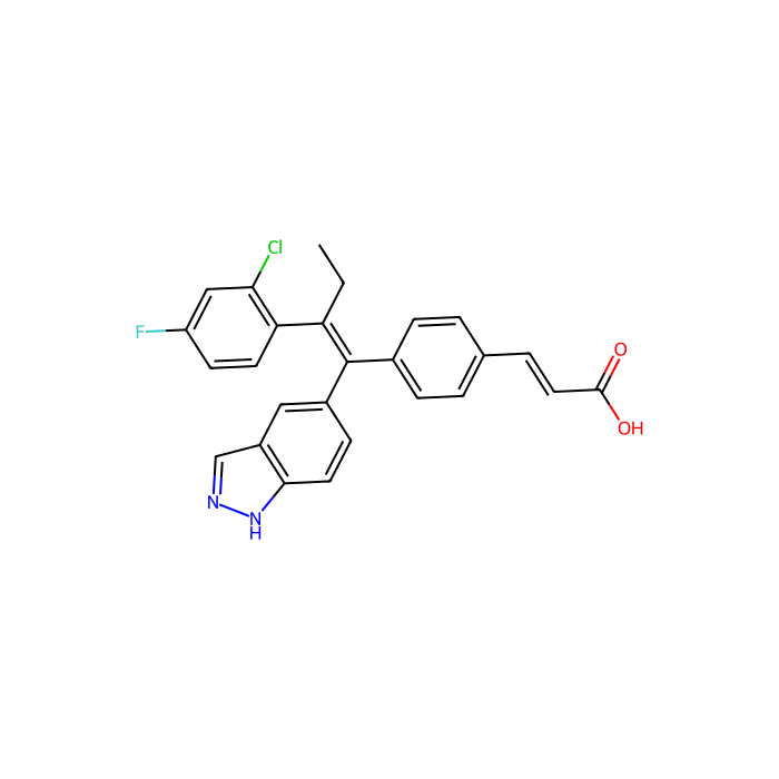 Brilanestrant (GDC-0810), 雌激素受体α拮抗剂