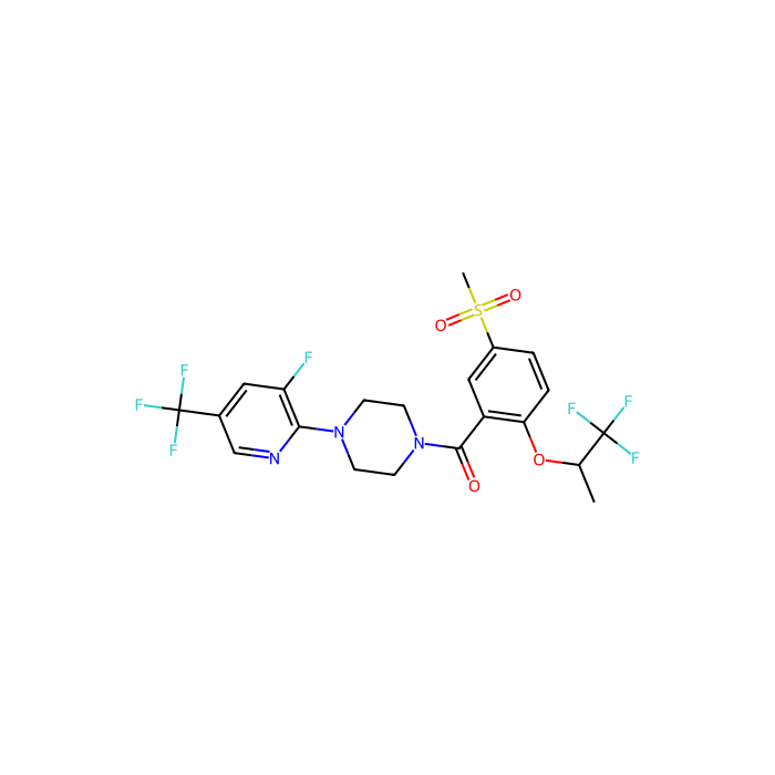 Bitopertin, 甘氨酸转运体 1 抑制剂