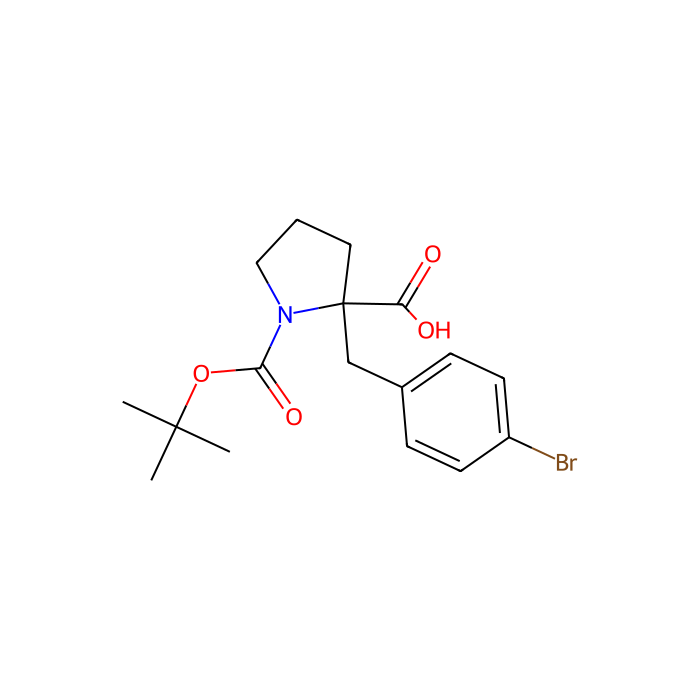 Boc-α-(4-溴苄基)-DL-Pro-OH