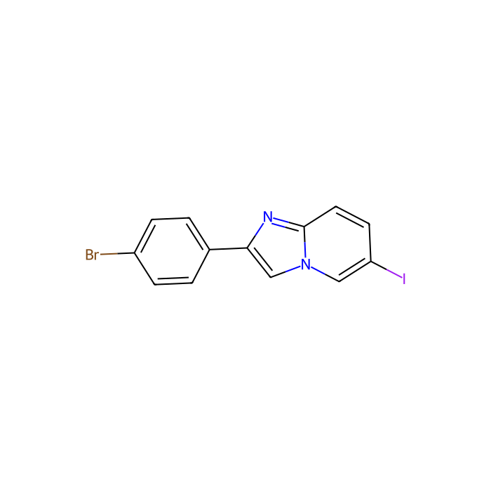 2-(4-溴苯基)-6-碘咪唑并[1,2-a]吡啶