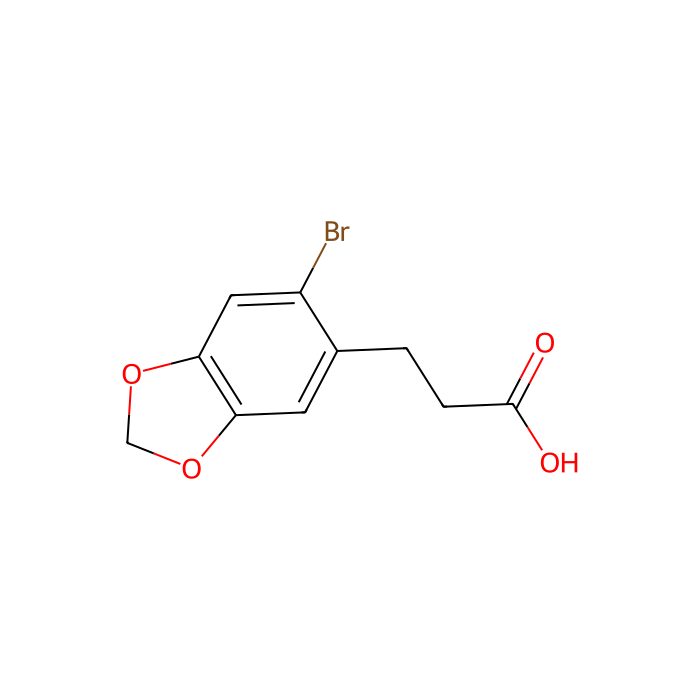 3-(2-溴-4,5-亚甲基二氧基苯基)丙酸