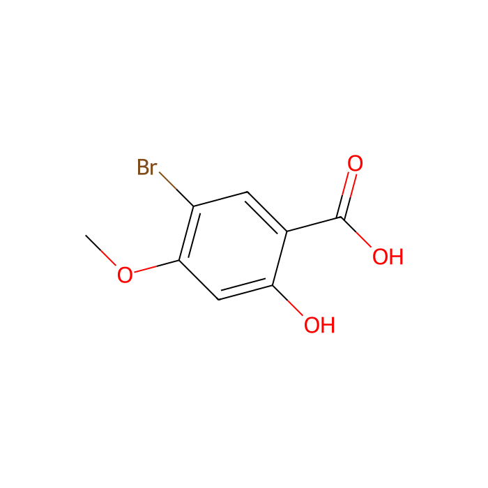 5-溴-2-羟基-4-甲氧基苯甲酸