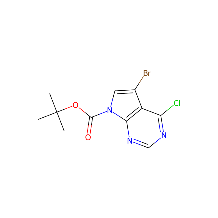 9-Boc-7-溴-6-氯-7-脱氮嘌呤