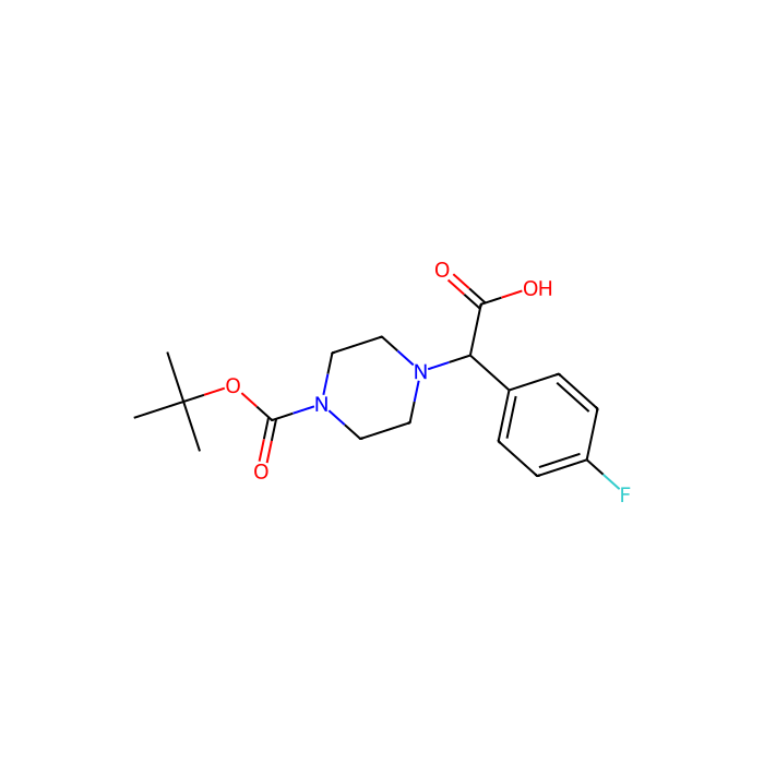 2-(4-Boc-哌嗪基)-2-(4-氟苯基)乙酸