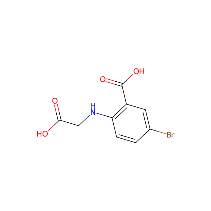 5-溴-N-(羧甲基)邻氨基苯甲酸