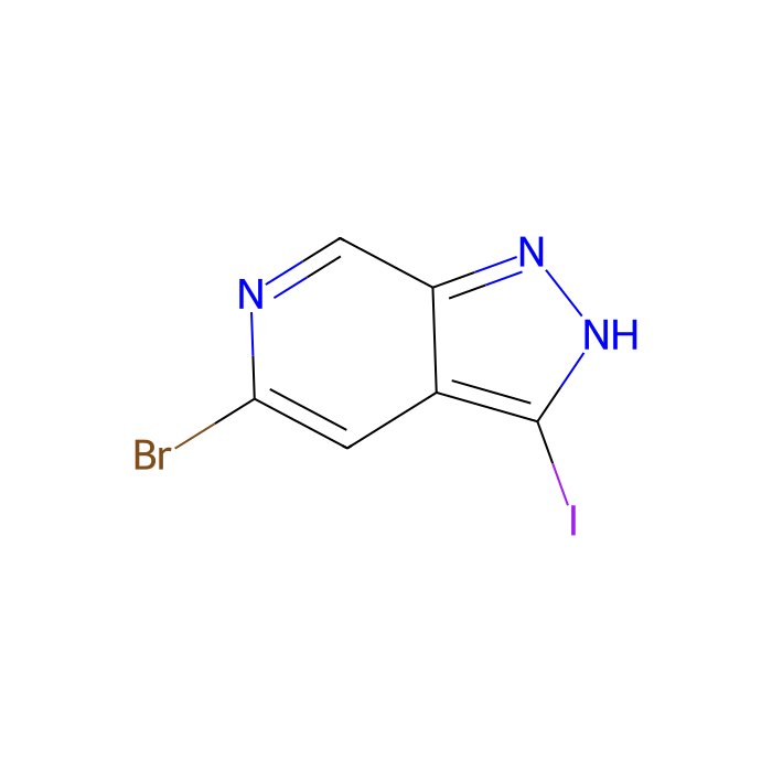 5-溴-3-碘-1H-吡唑并[3,4-c]吡啶