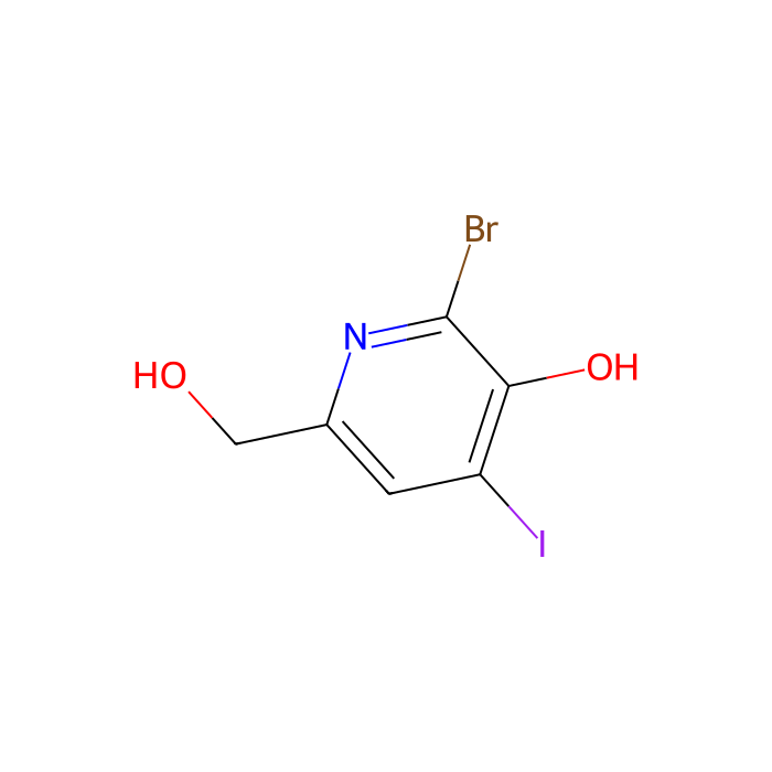 2-溴-6-(羟甲基)-4-碘吡啶-3-醇